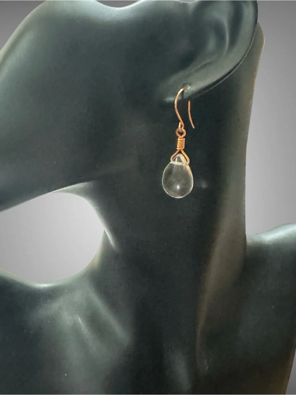 QUARTZ CRYSTAL EARRINGS NEW
